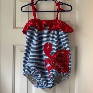 Mud Pie lobster bathing suit